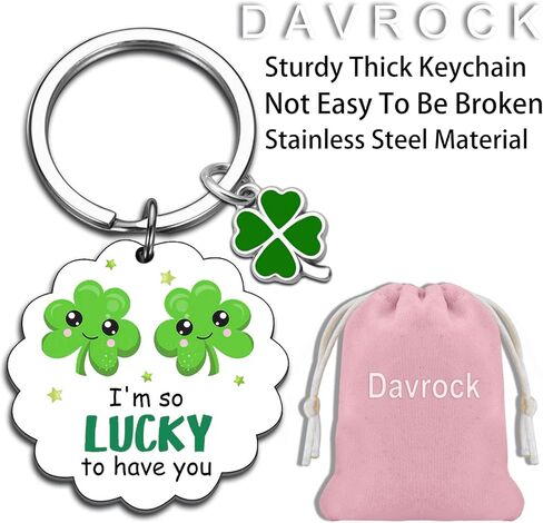 Irish Gifts for Women St Patricks Day Decorations Irish Blessing for Best Friend Keychain Shamrock Keychain Lucky Charm St Patricks Day Birthday Gifts Cute Keychains for Women in Saudi Arabia