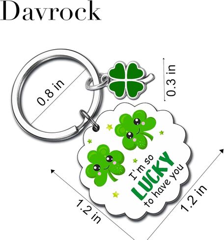 Irish Gifts for Women St Patricks Day Decorations Irish Blessing for Best Friend Keychain Shamrock Keychain Lucky Charm St Patricks Day Birthday Gifts Cute Keychains for Women in Saudi Arabia