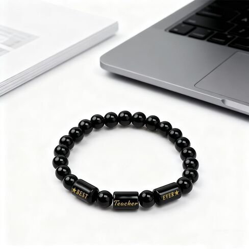 Male Teacher Appreciation Gifts Christmas End of Year Teacher Gifts Ideas Thank You Teachers Assistant Mentor Retirement for Men Back to School Graduation Valentines Easter Mens Bracelets in Kuwait