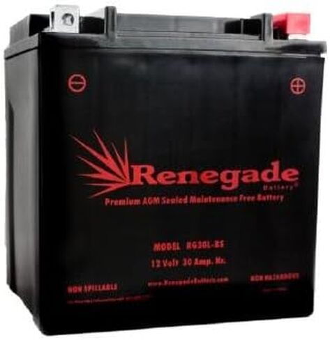بطارية دراجة نارية. RG30L-BS 500+ CCA؛ يناسب Harley (2012) Tri Glide Ultra Classic؛ الجزء رقم 66010-97A، 66010-97B، 66010-97C، BTX30L، B30L-B، CB30L-B in Kuwait