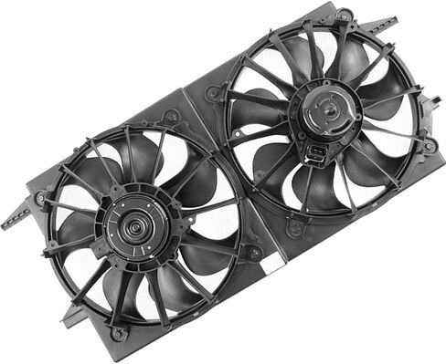 1 Piece Dual Radiator and Condenser Fan Assembly fits Chevrolet Malibu,Classic 1997 1998 1999-2005 fits Oldsmobile Alero,Cutlass 1997-2004 fits Pontiac Grand Am 1999-2005 in Kuwait