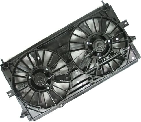 1 Piece Dual Radiator and Condenser Fan Assembly fits Buick Regal,Century 2002 2003 2004 2005 in Kuwait
