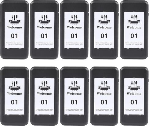10 Pagers, Single Beeper for Restaurant Pager System Replacement, Additional Pagers for ASIN : B0D44YXB6T in Kuwait