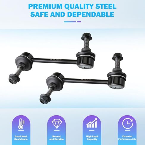 Suspension Kit with Rear Struts & Shocks Complete Assembly 2x Stabilizer Bar Link Kit for 2010 2011 2012 2013 2014 2015 2016 2017 2018 for Ford for Flex, Replace 37329R 37329R in Saudi Arabia
