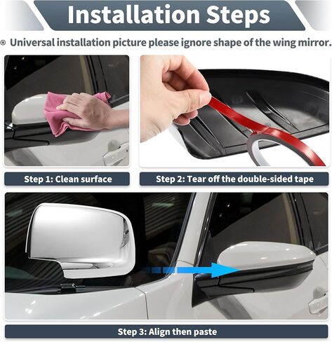 X AUTOHAUX زوج سيارة الرؤية الخلفية سائق الركاب غطاء مرآة جانبية غطاء تراكب مطلي بالكروم لنيسان X-trail Rogue 2008-2013 مرآة الحرس يغطي الديكور الخارجي الزخارف in Saudi Arabia