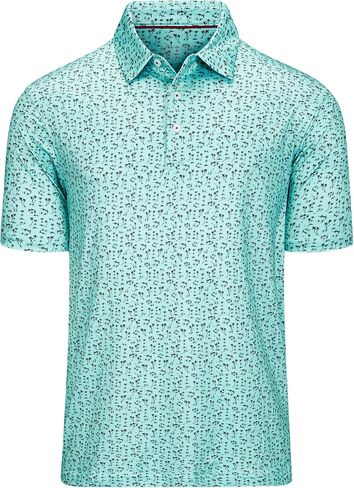 Men’s Moisture-Wicking Golf Polo Shirt in Kuwait