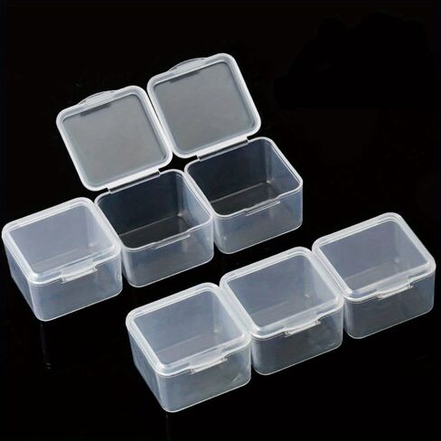 15 Grid Bead Rhinestone Organizer with Small Clear Storage Box for Jewelry Diamond Charm Gem Display Holder Portable Plastic in Saudi Arabia