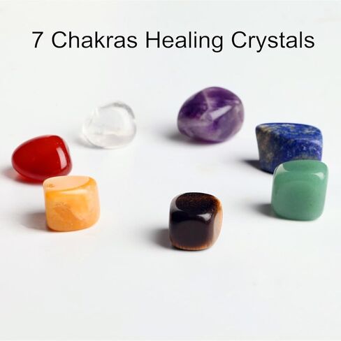 7 Chakra Handmade Crystal Window Car Hanging Ornaments Home Decoration Feng Shui Ornament Yoga Meditation Car Decoration Tumbled Palm Stones Mother's Day Decorations in Saudi Arabia