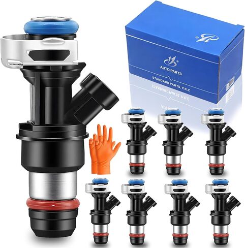 Fuel Injectors 8PCS Compatible with Chevy Silverado/Express 1500 2500 3500 2001-2006 4.8L/5.3L/6.0L, Replace# FJ315 25317628 17113698 17113553 FJ10062 in Saudi Arabia