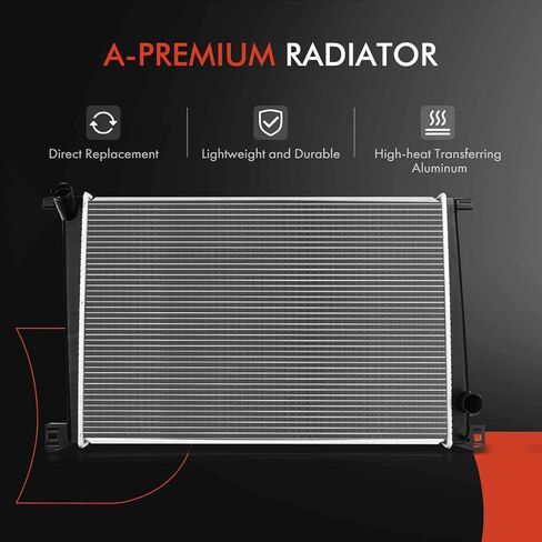 A-Premium Engine Coolant Radiator & A/C Condenser Cooling Kit Compatible with Mini Cooper 2011 2012 2013 2014 2015 1.6L, 2-PC Set in Saudi Arabia