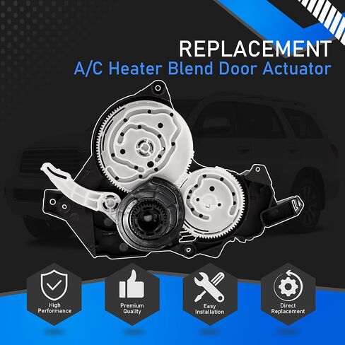 A/C Heater Blend Door Actuator Compatible with 2007–2021 Toyota Tundra 2008–2022 Sequoia HVAC Warm Air Mixing Damper Servo Motor Replaces 87106-0C140 in Saudi Arabia