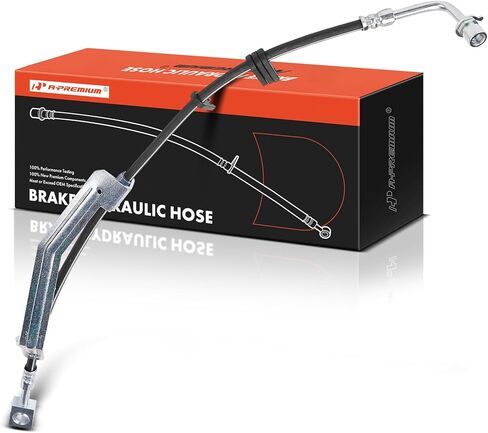 A-Premium Front Passenger Side Brake Hydraulic Hose Compatible with Select Chevrolet and GMC Models - C4500 Kodiak, C5500 Kodiak, C4500 Topkick, C5500 Topkick, 2005-2009 - Replace# 15267593 in Saudi Arabia