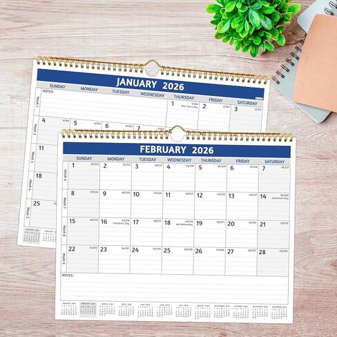 تقويم حائط 2025 - تقويم 3 أشهر 2025 عمودي، يناير 2025 - ديسمبر 2025، تقويم حائط 3 أشهر 2025، 11 × 26 مفتوح، 2025 تقويم شهري مع طباعة كبيرة، عطلات، ورق سميك، الأولويات والملاحظات in Kuwait