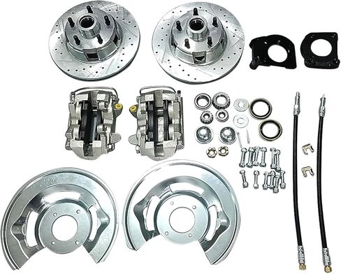 Disc Brake Conversion Kit Compatible with Ford 1964.5 1965 1966 1967 1968 1969 Mustang Falcon Torino Fairlane Ranchero, For 1967-1969 Mercury Cougar in Kuwait