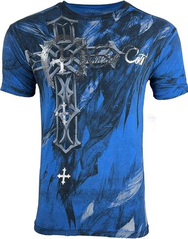 تي شيرت Xtreme Couture من Affliction للرجال Faith Driven in Kuwait