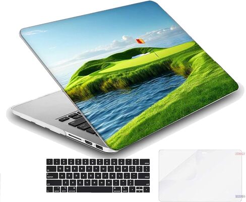 متوافق مع جهاز MacBook Air مقاس 15.3 بوصة، حافظة صلبة مع غطاء لوحة مفاتيح وواقي شاشة (A2941، M2 Chip / A3114، M3 Chip / A3241، M4 Chip، إصدار 2023-2025) - Golf MC22430 in Kuwait