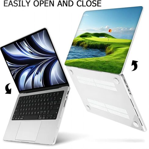 متوافق مع جهاز MacBook Air مقاس 15.3 بوصة، حافظة صلبة مع غطاء لوحة مفاتيح وواقي شاشة (A2941، M2 Chip / A3114، M3 Chip / A3241، M4 Chip، إصدار 2023-2025) - Golf MC22430 in Kuwait