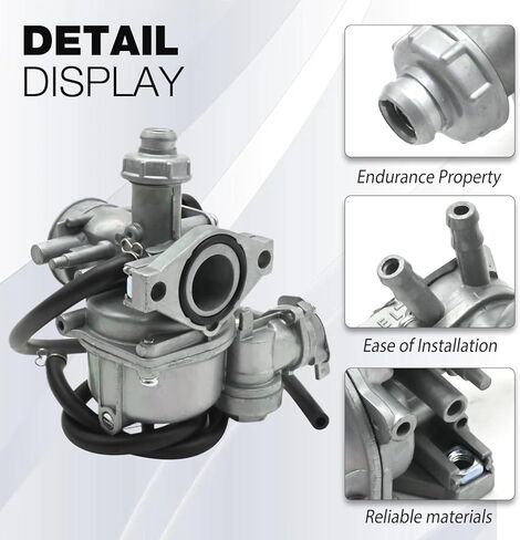 TRX90 Carburetor Kit Fit for Honda TRX 90 EX 90EX Sportrax Fourtrax 90 1993-2006, Replaces 16101-HF7-P00 16100-HF7-010 16100-HF7-A11 16100-HP2-673 in Kuwait