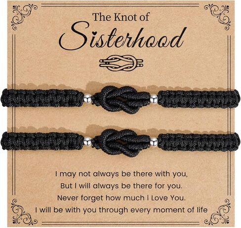 VU100 هدايا أخت صديق للنساء هدايا عيد ميلاد لأساور صداقتها لأساورتين متطابقتين للنساء عيد الميلاد هدايا عيد الميلاد لأفضل صديق أخت Bestie in Kuwait