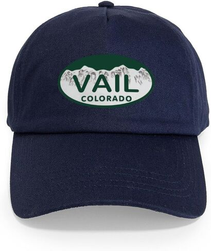 CafePress Vail Colo License Plate Cap Adjustable Baseball Cap in Saudi Arabia