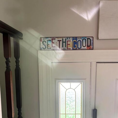 Vintage Street Sign Dream Big Work Hard Make It Happen Wall Decor Metal Tin Signs Poster - 3 PCS in Kuwait