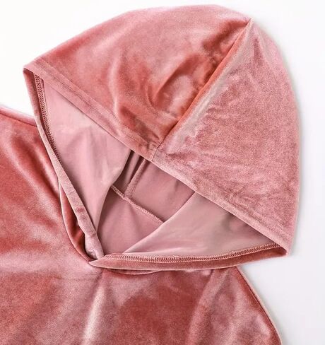 Womens 2 Piece Sweatsuits Set Fall Lounge Pajama Set Velvet Long Sleeve Hoodie Jogging Suit in Saudi Arabia