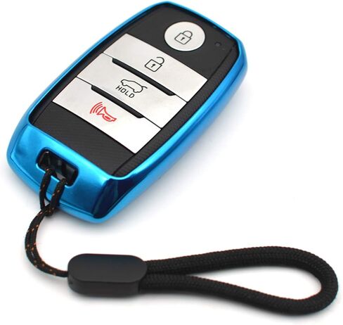 MECHCOS مناسب لـ Kia Forte Rio NIRO Forte Koup Optima Sedona Sorento Soul Forte5 Soul EV Sportage Pink TPU Key Fob Cover Case Remote حامل حامي ملحقات الدخول بدون مفتاح، غير مناسب لمفتاح الوجه in Saudi Arabia