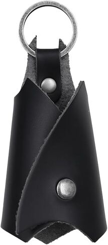 Car Keychain, Leather Bat Shape Vehicle Key Chain, Automotive Keyring Holder Accessories, Universal for Most Cars (White/Black) in Saudi Arabia