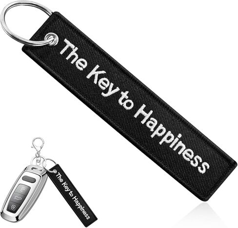 Personalized Keychain, Double-Sided Funny Text Embroidery Car Key Tag, Customized Key Chain for ATV UTV Scooter (FAST AS FUCK) in Saudi Arabia