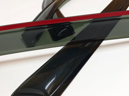 Smoke Tinted Window Visors Sun Rain Vent Guard Shade Deflector Compatible with Toyota Tacoma Double Cab 2016-2023 in Kuwait