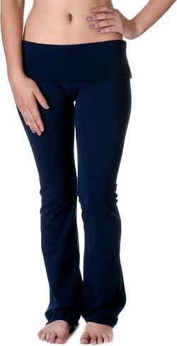 بنطال اليوغا النسائي التخسيس القابل للطي Bootleg Flare in Kuwait