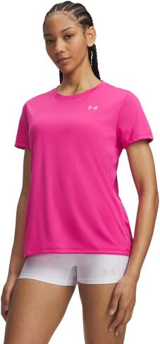 Under Armour Women's Velocity Solid Short Sleeve Crew Neck T Shirt in Kuwait