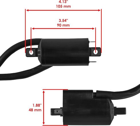 Caltric Ignition Coil Compatible with Yamaha Banshee 350 Yfz350 Yfz-350 1987-1996 2Gu-82310-50-00 2Gu-82310-51-00 3Lc-82310-01-00 in Saudi Arabia