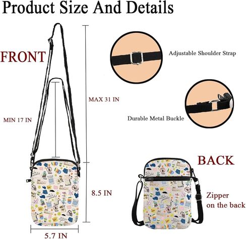 POFULL TV Show Inspired Merchandise Luke’s Fans Crossbody Bag Gifts for Mom Daughter Friend in Saudi Arabia