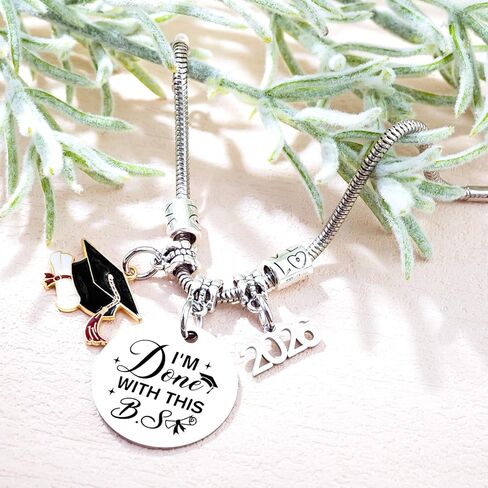 Class Of 2026 Graduation Gifts for Her Him Graduation Bracelet Senior 2026 Grad Gifts for College High School Masters Degree Graduate Present for University Phd Student in Kuwait