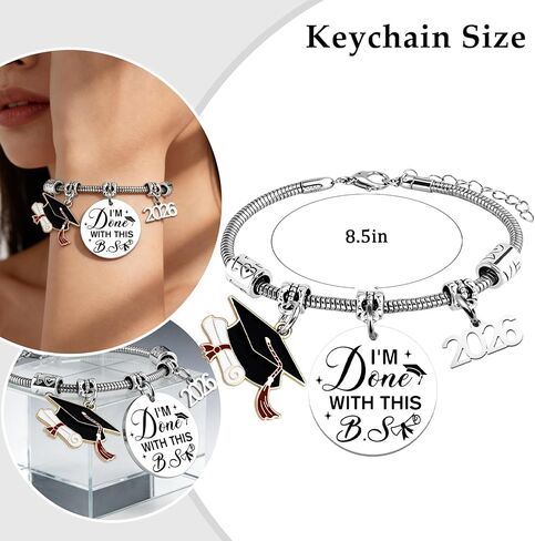 Class Of 2026 Graduation Gifts for Her Him Graduation Bracelet Senior 2026 Grad Gifts for College High School Masters Degree Graduate Present for University Phd Student in Kuwait