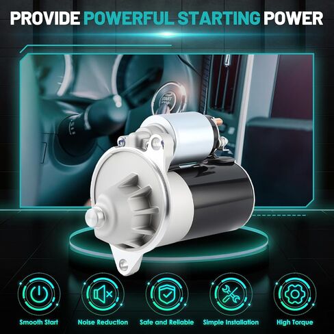 محرك بدء تشغيل 3268N مناسب لسيارات Ford F150 F250 F350 Bronco، وLincoln Mark VII، وMercury Cougar 3.8L 4.2L 4.9L 5L 5.8L مشغلات استبدال السيارات #3205، 3268، 3C24-11000-AA in Saudi Arabia