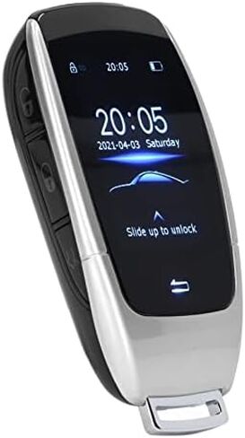مفتاح السيارة الذكي عن بعد، الكل في واحد قفل تلقائي للدخول بدون مفتاح مع شاشة LCD 2 بوصة، ملحق بديل لمفتاح السيارة، جهاز تحكم عن بعد عالمي للسيارات لـ TK900 (فضي) in Kuwait