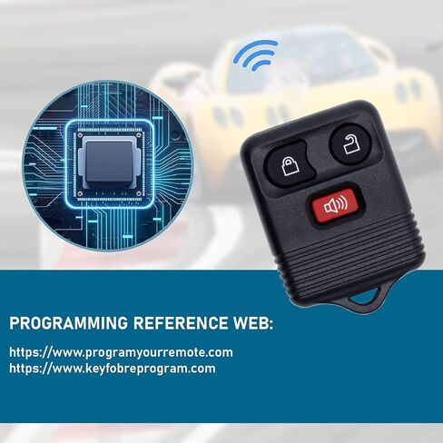 Keyless Entry Key Fob Replacement Keyless Entry Remote Car Keys Fits for 1998-2016 Ford, Mazda, Mercury, Lincoln with FCC ID: CWTWB1U331 (Four) in Kuwait