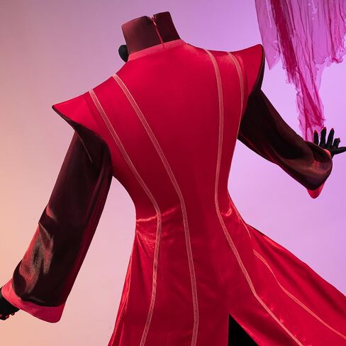 Men Cosplay Anime Hell Costumes Red Suit Full Set with Gloves Demon Cosplay for Halloween Party in Kuwait