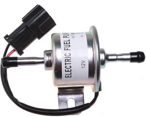 Fuel Pump AT318139 AM876266 TFP 12V compatible with John Deere 655 755 855 790 990 2520 2720 3120 Compact tractor U-SHIN Transistor with Black Plug in Saudi Arabia