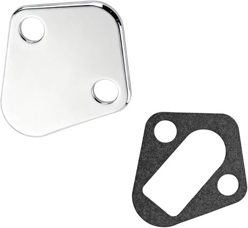 مجموعة قطع مضخة المياه المتوافقة مع FORD 260 289 302 351W 2058، لوحة تجاوز سائل التبريد الفولاذية المصنوعة من الكروم in Kuwait