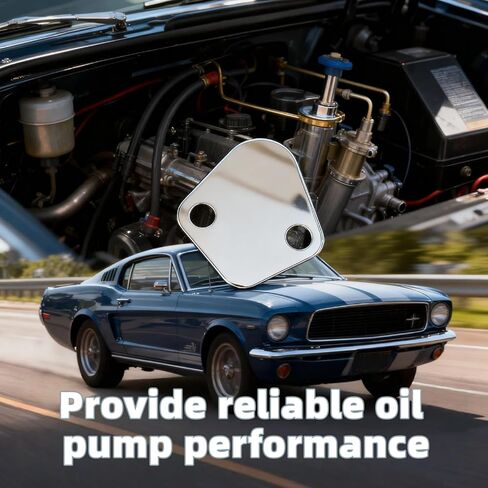 مجموعة قطع مضخة المياه المتوافقة مع FORD 260 289 302 351W 2058، لوحة تجاوز سائل التبريد الفولاذية المصنوعة من الكروم in Kuwait