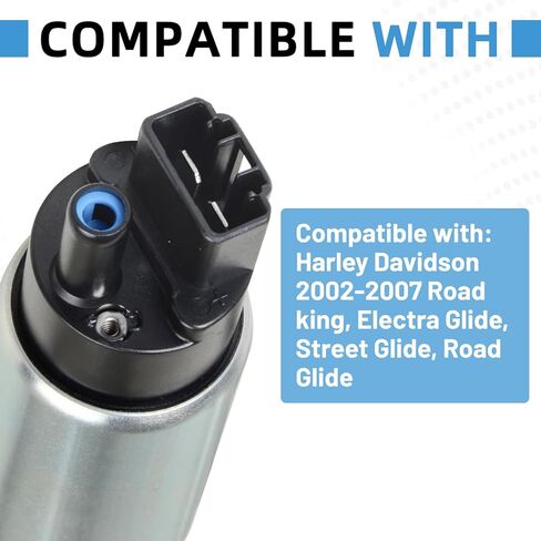 Fuel Pump Assembly With Seal Regulator and Filter Compatible With 2002-2007 Harley Davidson Road King Electra Glide Street Glide Road Glide in Saudi Arabia