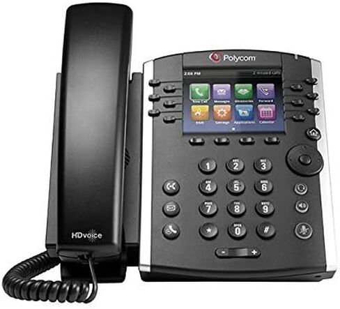 Polycom VVX 401 2200-48400-025 12-line Business Media Phone - AC Adapter Not Included (Renewed) in Saudi Arabia
