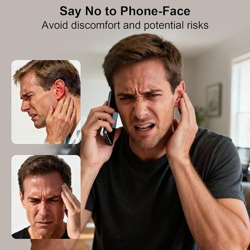 سماعة هاتف ريترو، سماعة هاتف ريترو للهاتف، هاتف سلكي من النوع سي ريترو، جهاز استقبال بمقبض أرضي لمؤتمرات الفيديو المحمولة الخلوية (أسود) in Kuwait