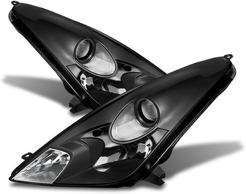 ACANII-For 2000 2001 2002 2003 2004 2005 Toyota Celica Blk المصابيح الأمامية للسائق + جانب الركاب in Saudi Arabia
