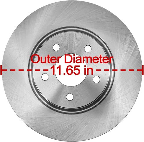 ALLCOMBO Front 11.65" (295.8mm) Brakes Rotors and Ceramic Pads for 2008-2013 Nissan Rogue Brake Kit 2008 2009 2010 2011 2012 2013 Replacement 31512 1374 in Saudi Arabia