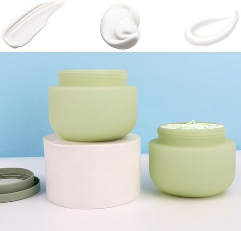 برطمانات بلاستيكية مع أغطية بسعة 8.8 أونصة من كيولي، قطعتان من حاويات مستحضرات التجميل مع أغطية، برطمانات مستحضرات تجميل مقاومة للتسرب، حاويات زبدة الجسم للكريم، ملح الاستحمام، فرك السكر، الجل، السلايم، تخزين حجر الراين in Kuwait