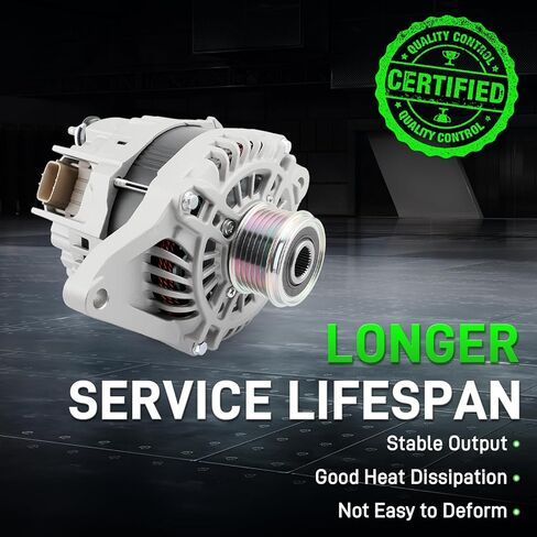 13226 Alternator Fit for Mitsubishi Lancer RVR Outlander Sport 2011-2019 130A 12V CW 6-Groove Clutch Pulley 13226N A002TX0881A in Saudi Arabia